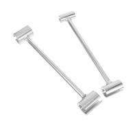 TEHAUX 2pcs Door Hinge Tool Adjustable Wrench Hinge Gap Adjustment Wrench Nickel Chromium Steel Silver Home and Commercial Use