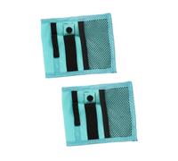TEHAUX 2pcs Emerald Doctor Nurse Pen Pouch Medical Bag Compartments Filled Pencil Case for Office Tool Easy Access Clean Design