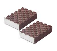 TEHAUX 2pcs Emery Sponge Wipe Household Scrub Sponge Multi-Function Cleaning Kitchen Accessory Reusable Compact for Wok Cleaning