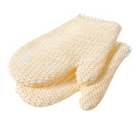 TEHAUX 2pcs Exfoliating Glove Bath Mitt Whole Sisal Hemp Scrubbing Glove Comfortable Experience Mitt for Bath Unisex Adult Minimalist Contemporary Style
