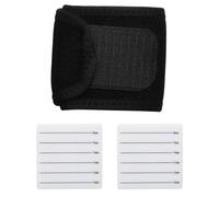 TEHAUX 2pcs Eyelash Extension Holder Eyelash Holder Pallet 1.93x1.93x0.79in Cotton Gloves Reduce Application Time with Detachable Adjustable Wrist Strap