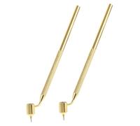 TEHAUX 2pcs Fine Line Fluid Writer Pens Ultra Thin Tip for Rock Chip Scratch Repair and Detailing Water Light Resistant Paint Applicators for Metal Portable Art Craft Tools