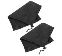 TEHAUX 2pcs Foldable Walking Cane Storage Bags for Trekking Poles and Crutches, Compact 12x7 Inch Nylon Organizers with Drawstring Closure for Travel, Trips, and Outdoor Use by Active