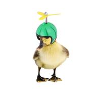 TEHAUX 2pcs Funny Chicken Helmet Pet Safety Hat with Rain and Sun Protection, Lightweight Plastic Material for Hen Accessories and Poultry Costume Accessories