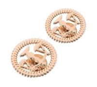 TEHAUX 2PCS Gold Lawyer Lapel Pins Symbol, Men's and Women's Collar Brooches for Law Students, Attorneys, Judges, and Legal Professionals