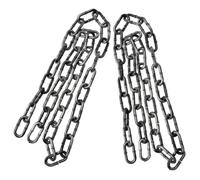 TEHAUX 2pcs Halloween Chains Plastic Prison Prop for Haunted Houses