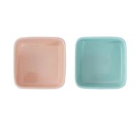 TEHAUX 2pcs Hamster Feeders Feeding Bowls Holding Food and Water Comfortable Feeding Experience Ceramic Household for Hamster Chinchilla