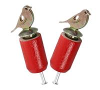 TEHAUX 2pcs Hand-twist Bird Whistle with Realistic Calls for Educational Nature Exploration and Bird Watching Aid Safe Musical Noise Maker for Party Favors and Training