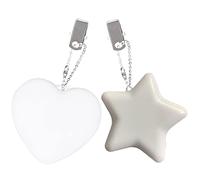 TEHAUX 2pcs Handbag Lights with Touch Sensor Heart and Star Shape LED Purse Lights for Women for Easy Item Finding Safe Material Mothers and Special Occasions
