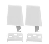 TEHAUX 2pcs Heavy Duty Concealed Cabinet Hinges Surface Mounted Invisible Cupboard Door Connectors for Kitchen Cabinets Secure Hanging Hardware for Enhanced Storage and Versatile