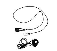 TEHAUX 2pcs Kayak Paddle Safety Leash Elastic Nylon Tie Straps with Hooks for Canoe and Paddle Board, Easy to Attach and Secure, for Roof Rack and Vehicles without Lashing Points