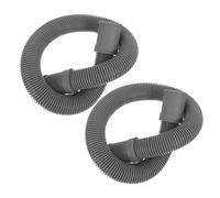 TEHAUX 2pcs Kitchen Sink Drain Pipes Replacement Kit with 23mm Diameter, Rubber and Pe Material, Resists Bending and Ensures Hygiene for Home Improvement Projects