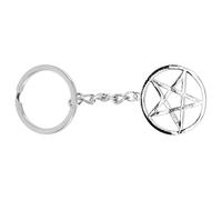 TEHAUX 2pcs Metal Pentagram Key Buckle Bag Charm with Glamorous Creative Design, Five-pointed Star Shape, Convenient for Long Time Use and Prevents Accidental Grabbing, for Key and Bag