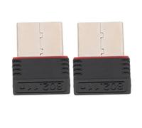 TEHAUX 2pcs Mini USB Wi-fi Adapter Wireless Network Card for Laptop PC USB Wi-fi Receiver for Desktop for Notebook Computer