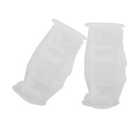 TEHAUX 2Pcs Nutcracker Soldier Silicone Mold for Candle and Epoxy Resin Casting, 5.31X3.34X2.63In Christmas DIY Craft Moulds for Wax, Soap, and Aromatherapy Pillar Candles