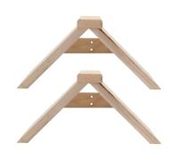 TEHAUX 2pcs Pet Birds Standing Rack Pigeon Stand Provides An Elevated Place to Stand Safe for Pet Bird Natural Wood Beautiful Workmanship Indoor Aviary for Dove and Parrot