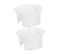 TEHAUX 2pcs Replacement Glass Pitcher Lids PVC Material Anti-splash Stoppers for Water Jug Carafe Compact Covers for Fridge Beverage Dispenser Easy to Clean