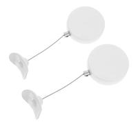 TEHAUX 2pcs Retractable Anti-Theft Cable Case with Automatic Telescopic Design, Steel Wire and Abs Material, 1 Meter Length, Prevents Cutting and Damage, for Securing Valuable Property
