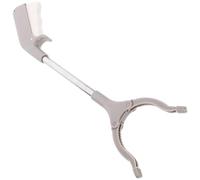 TEHAUX 2pcs Rubbish Clip Litter Picker Trash Clamp with Comfortable Grip and Non-Slip Handle, Stainless Steel Grabbers for Disabled Helping Hand, for Working and Reaching High
