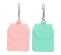 TEHAUX 2pcs Silicone Coin Purse Silicone Change Wallet Classic Fresh Environmentally Friendly Strong Resistance to Damage Beach Storage Buttonshaped