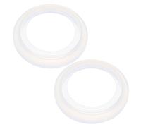TEHAUX 2pcs Silicone Steam Ring Gasket Replacement for Espresso Machine Coffee Maker Leakproof Seal for Stovetop Pots Reusable Silicone Gasket for Enhanced Pressure Extraction