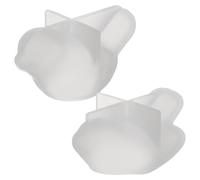 TEHAUX 2pcs Simulation Bird Mold Crystal Drop Mould Silicone Non-Stick Adorable Creative Style for DIY Projects Making and Ornaments Making