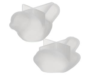 TEHAUX 2pcs Simulation Bird Mold Crystal Drop Mould Silicone Non-Stick Adorable Creative Style for DIY Projects Making and Ornaments Making