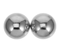 TEHAUX 2pcs Stainless Steel Baoding Balls 2 Inch Chinese Health Balls for Hand Therapy and Exercise with Senior-Friendly Design to Relax Hand Muscles Suitable for Elderly Users