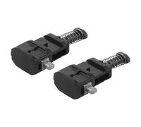 TEHAUX 2pcs Suitcase Replacement Parts Luggage Handle Repair Kit Flexible Adjustment and High Strength Metal Buckle Locks for Telescopic Pull Handles Suitable for Travel and Suitcase