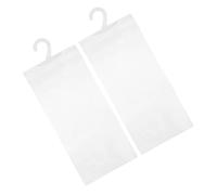 TEHAUX 2pcs Transparent PVC Handicapped Placard Holders with Secure Hook Capacity Disabled Parking Permit Storage Bags Multifunctional Badge Holders for Car Parking Signs and Items