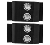 TEHAUX 2pcs Wheelchair Brake Blocks Replacement Parts for Electric Wheelchairs Metal Material Low Noise and Effective Wheel Brakes Suitable for Outdoor Use
