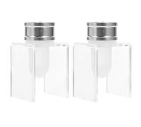 TEHAUX 2sets Diy Lipstick Mold Lip Balm Making Mold Silica Gel Single Holder for Homemade Lipstick Crafting and Cosmetic Diy