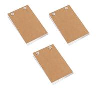 TEHAUX 3 Pcs Creative Mini Notepad Set with Detachable Screw Binding, Blank Paper Memo Pads for Recording and Drawing, Easy to Carry and Store, Suitable for Staff, Fashionable