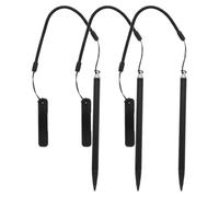 TEHAUX 3 Pcs Resistive Screen Stylus Pens with Multifunctional Design and Screen Protection, Aluminium and Abs Material, Including Rope and Holder for Smartphones and Tablets