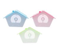 TEHAUX 3 Sets Squirrel Nest Bird House for Outdoor Garden Balcony, Creative Pp Material, Soft Surface, Easy to Clean, Sturdy Bird Supplies Random Color