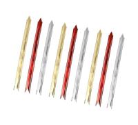 TEHAUX 30 Pieces Sheer Organza Pull Bows Wrap Ornaments, 10 Gold + 10 Red + 10 Silver, Decorative Bowknots for Birthday Party and Valentine's Day Present Boxes