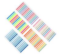 TEHAUX 300pcs Precision Pet Index Tabs for Students, Assorted Colourful Sticky Page Markers for Studying and Organizing Binders, 5 Sets of Reusable Annotation Labels