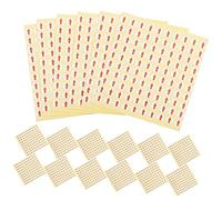 TEHAUX 3200pcs Red Arrow Label Stickers 10mm Round Removable Self Adhesive Defect Circle Stickers for Inspection and Repair Marking in Office and Industrial Use Random Color