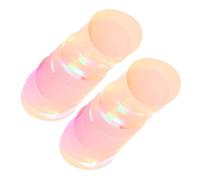 TEHAUX 35pcs Pink Gel Light Filters 74mm round Self-adhesive Pet Colour Changing Tape for Home and Dining Area, Easy to Replace and Efficiently Conceal Original Light Source Colour