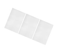 TEHAUX 3pcs Aluminum Sheets Sublimation Blanks Metal Sign Plates for DIY Engraving Crafting Flat Silver Aluminum Metal Sheets for Signs and Plaques