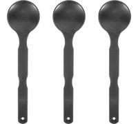 TEHAUX 3pcs Black Plastic Eye Occluder Set for Vision Testing, Handheld Eyesight Test Covers with Wide Handle, Professional Optometry Visual Test Equipment for Eye Exams