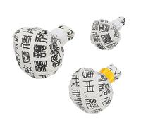 TEHAUX 3Pcs Chinese Herbal Health Balls Set - Pure Chinese Medicine Warming Bags with Wormwood - Thai Massage Heat Pouches for Acupoint Therapy and Body Relaxation, White Random Color