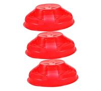 TEHAUX 3pcs Detector Protector Covers for Cooking Baking Sturdy Dust Guard with Easy Installation Practical Fire Alarm Dust Covers for Home Kitchen Safety