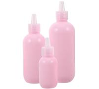 TEHAUX 3pcs Empty Travel Squeeze Bottles for Liquid Lotion for Lash Wash Bottle and Body Wash for Gym