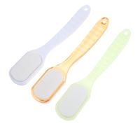 TEHAUX 3pcs Foot Care Exfoliating Trimmers Pedicure Exfoliating File Ceramic Double-Sided Ergonomic Design Beautiful Look Foot Care Tools for Home Use Random Color