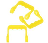 TEHAUX 3pcs Hydraulic Carry Jack Handle Replacement for Car Jack Sturdy Plastic Construction with Yellow Finish Designed for Car Repairs and Tire Changes Reliable Replacement Alleviating