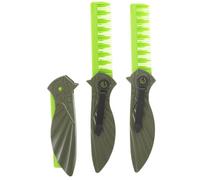 TEHAUX 3pcs Men’s 3 in 1 Foldable Styling Comb Set with Wide Tooth Structure, Minimizing Hair Pulling and Breakage, Portable Plastic Pocket Comb for Leisure and Business Use