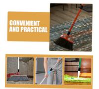 TEHAUX 3pcs Plastic Threaded Tip Replacement for Extension Poles Connector for Broom Handles Black Tube Compatible with Telescopic Metal Rods Easy Install