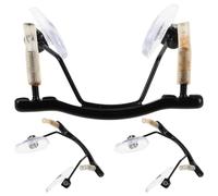 TEHAUX 3PCS Rimless Glasses Nose Bridge Repair Kit with Soft Nose Pads Single Hole Frame Support for Comfortable Frameless Eyewear Replacement and Stable Spectacles Accessories