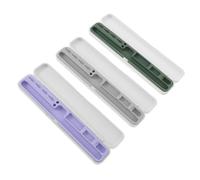 TEHAUX 3pcs Stylus Pen Case Multi Compartment Drop Resistant Shockproof Storage Box for Tablet School Work Use Compatible with Digital Pencil